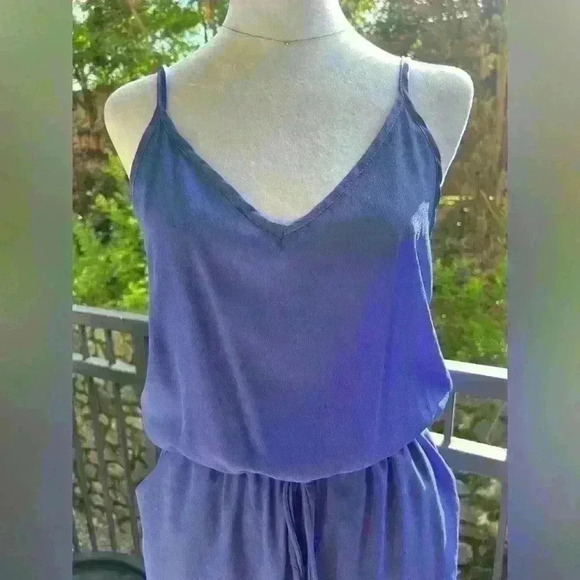 NWT- My Beloved Jumpsuit-Size Medium-Blue - Picture 7 of 9